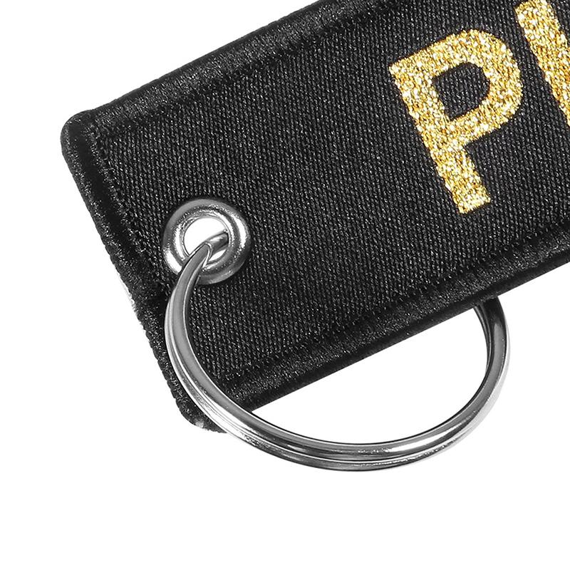 Брелок ювелирные изделия вышивка второй пилот брелок для авиации подарки багажная бирка