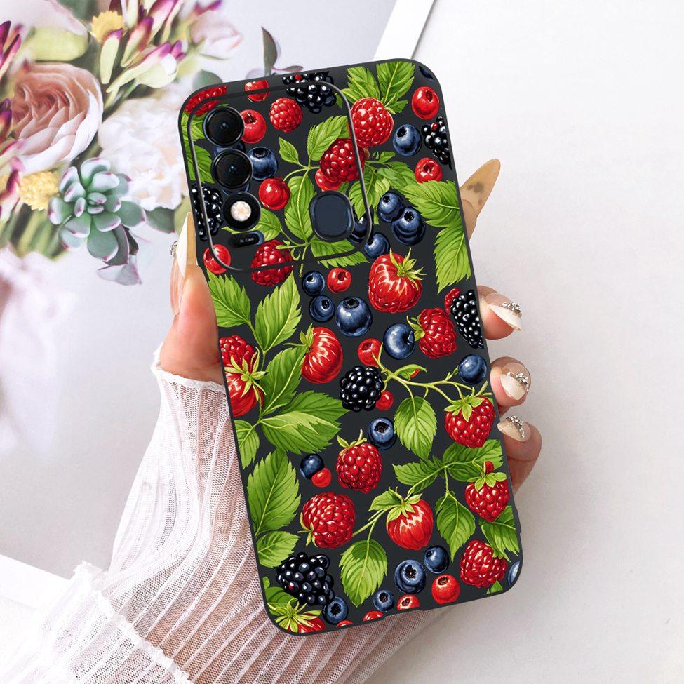 Phone Case For Tecno Spark 8 Cover Silicone Cute Cat Fashion Funny Painted Funda For Spark8 Tecno KG6k KG6 Casing