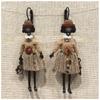 [R6241] - Designer Sleepers 'Lilipoupettes' (articulated Doll) Beige - 60x30 Mm