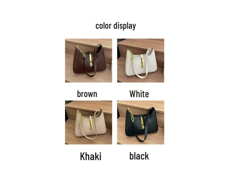 High-End Textured Solid Color Women's Crossbody Bag - Versatile Large Capacity Fashion Shoulder Bag