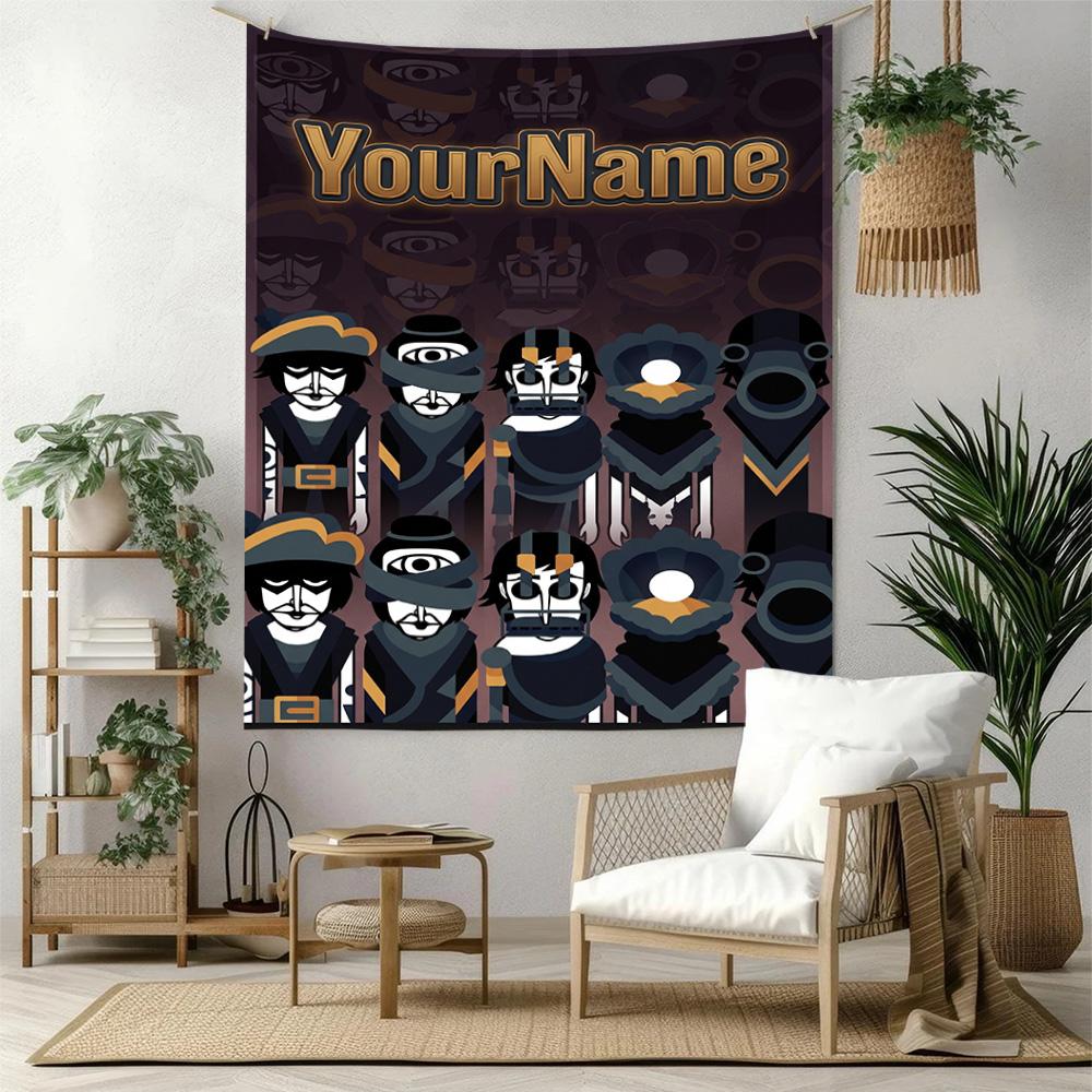 Incredibox Custom Your Name Wall Decor Tapestry Art For Pet Memorial Birthdaywedding Party Backdrop Family Gift