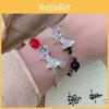 Elegant Butterfly Rose Alloy Bracelet Exquisite Design For Men Women And