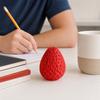 3D Printed Twisting Strawberry Toy, Stress Relief Slippery Strawberry Toy, Articulated Spiral Rotating Fruit Fidget Toy for Kids Adults