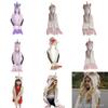 Cute Colorful Unicorn Hats For Kids Cozy Knitted Capes Handmade Scarves Winter Accessories