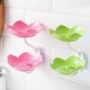 Lotus Soap Box, Non Perforated Wall Mounted Double-layer Drainage Flower Soap Box, Soap Holder, Bathroom Storage Rack
