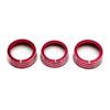 Red Aluminum AC Climate Control Ring Knob Covers For VW MKVI MK6 Golf GTI Jetta