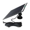 Solar Panels 5.3W Single Crystal Silicon Power Supply IP65 Waterproof Solar Panel for Ring Doorbells Cameras Security Equipment