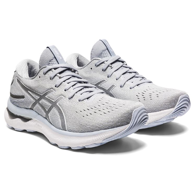 Asics Gel-Nimbus 24 Удобные низкие марафонки Женские кроссовки Mist-Gray 1012B201-021