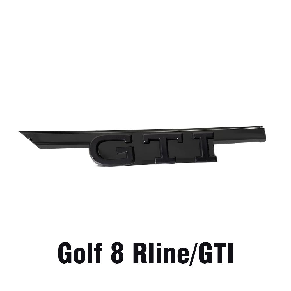 AABIL1 Car GTD GTI Logo Front Grill Emblem Trim Sticker Badge Accessorie For VW Volkswagen GTI Golf8 Polo Passat Mk6 MK7 Tiguan R RLine