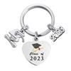 Graduation Gift Keychain Rings Key Holder Decorated Creative Accessories