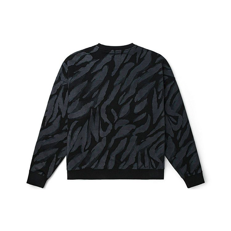 Vans Толстовка с круглым вырезом и принтом тигра, мужские топы, черная VN0002BPYM7