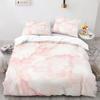 Marble Duvet Cover Set King/Queen Size White Gold Abstract Marble Texture Printed Bedding Set Abstract Polyester Quilt Cover