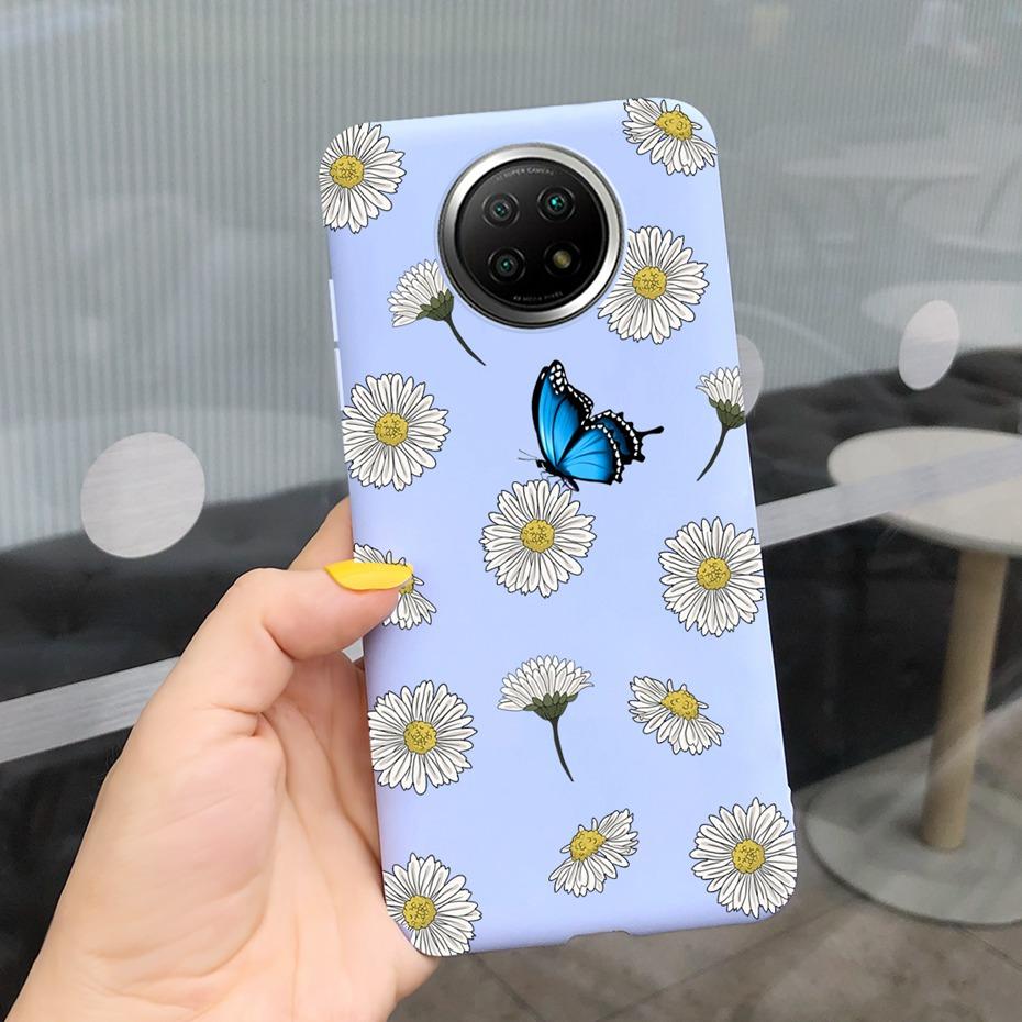 Чехол для телефона 'Цветок бабочки' для Xiaomi Redmi Note 9T 5G Funda Redmi Note 9 5G Чехол Силиконовые ТПУ чехлы для Redmi Note9 T 9T 5G