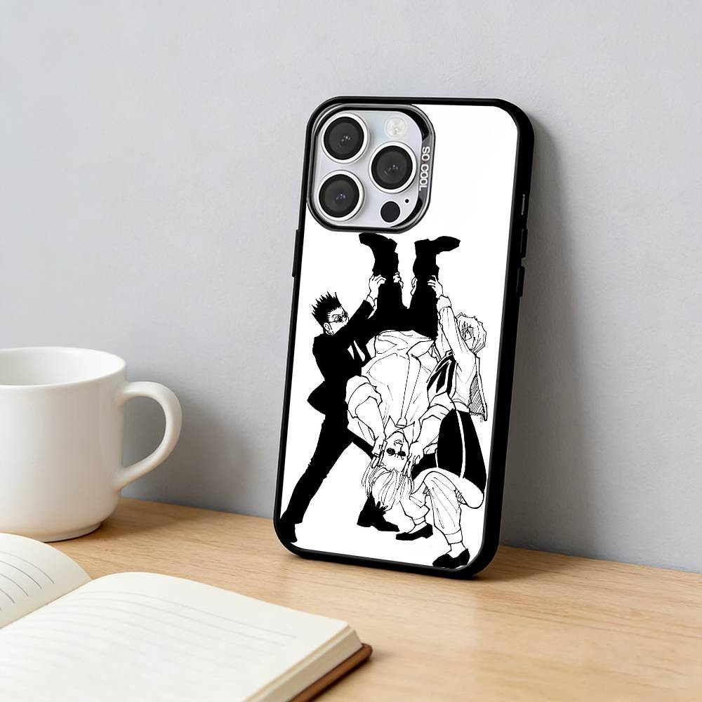 Leorio & kurapika Чехол для телефона для iPhone 17,16,15,14,13,12,11 Plus,Pro Max,XS,Красочный Серебристый Чехол для телефона Funda Cover