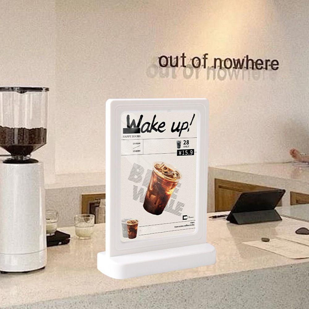 A4 A5 A6 Wine Catalog Menu Display Stand Acrylic Panel Table Card Sign Holder