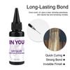 Tangle-Free UV Hair Extension Kit: 2X Faster Remover + 30g Glue & Spares for Invisible Extensions – Salon & Home Use