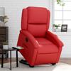 VidaXL Recliner Red Faux Leather 3204231