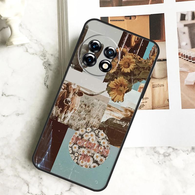 Western Cowgirl Cowboy Boho Case For OnePlus 11 12 12R 9 10 Pro 10R 9R 8T 10T Nord CE 2 3 Lite 2T N10 N20 N30 CE4 Cover