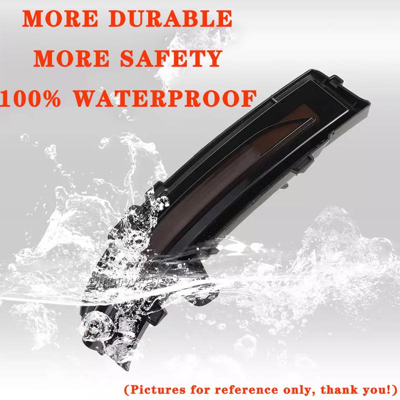 Left+Right For Ford Edge Rand 2015 - 2020 LED Dynamic Turn Signal Light Side Rear View Mirror Indicator Blinker Lamp