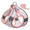 Cat Dog Harness Vest Summer Breathable Mesh Leash Vest Set for Small Dogs Adjustable Puppy Cat Harness Outdoor Walking Leash
