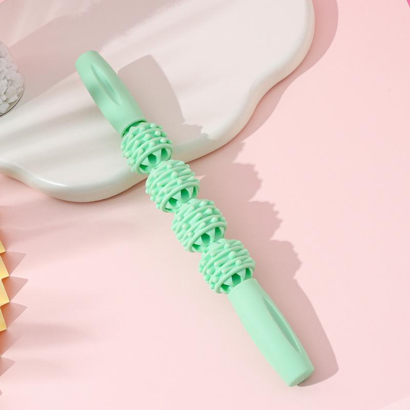 1 шт. Ролик для массажа йоги - Ручной массажер для глубоких тканей для расслабления мышц, похудения ног и растяжки икр