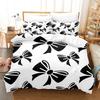 4pcs Bowknot Bedding Sets Skin Friendly Soft Bedsheets And Duvet Covers Comfortable And Lovely Suitable For All Ages