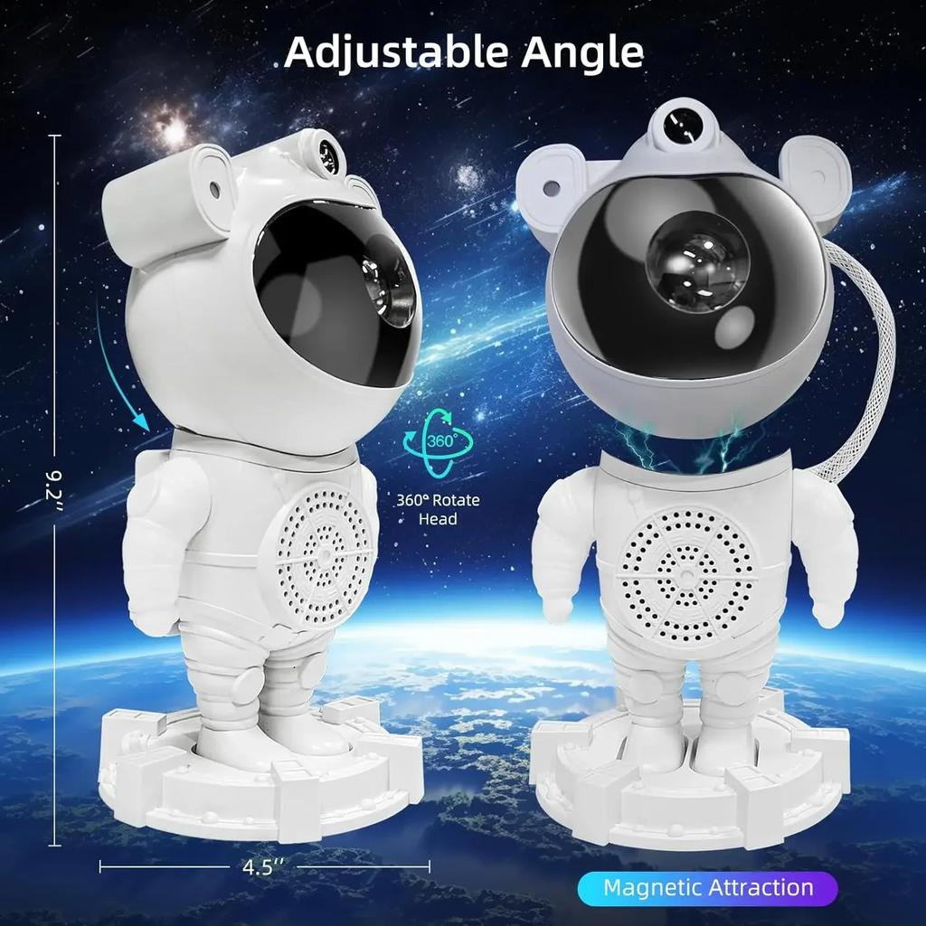 Ночной светильник Aurora Astronaut Laser Ambiance Lamp Bluetooth-динамик Nebula Projector Lighting