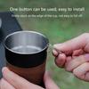 Stainless Steel Wire Drain Spout Hand Brewed Coffee Diversions Nozzles for Outdoor Cups and Bowls Easy Installation