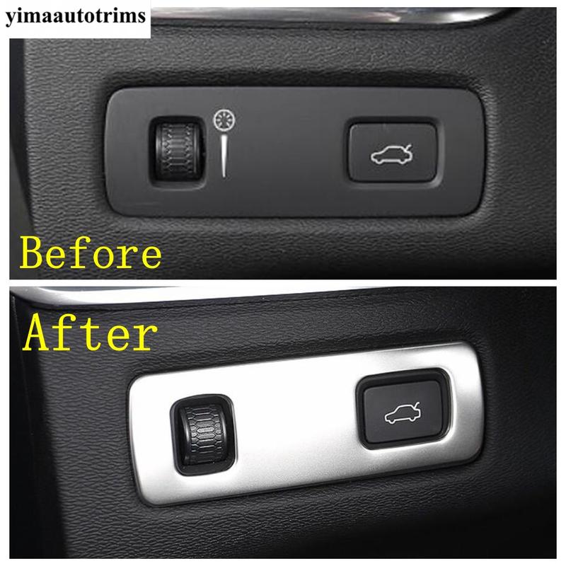 Headlight Switch Head Light Lamp Adjust Button Cover Trim For Volvo XC90 XC60 XC40 S90 V90 2018 - 2025 Accessories Interior Kit