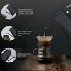 Electric Gooseneck Kettle Temperature Control Pour-Over Kettle for Coffee and Tea 1.0L Silent 1-24H Keep Warm Stainless Steel LCD Display