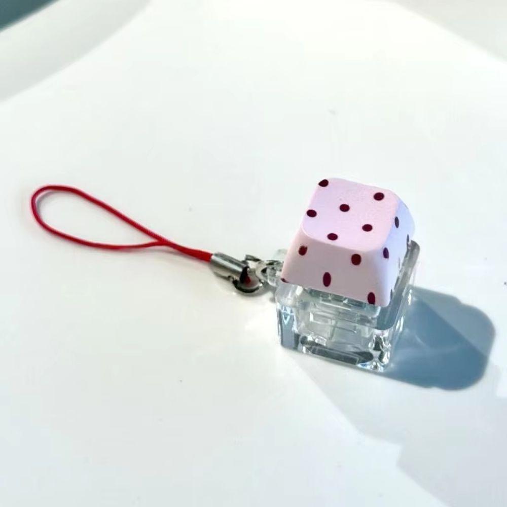 Clicky Fidget Button Clicker Cute Mechanical Keyboard Charm Mini Clicker Pendant Toy Daily Use