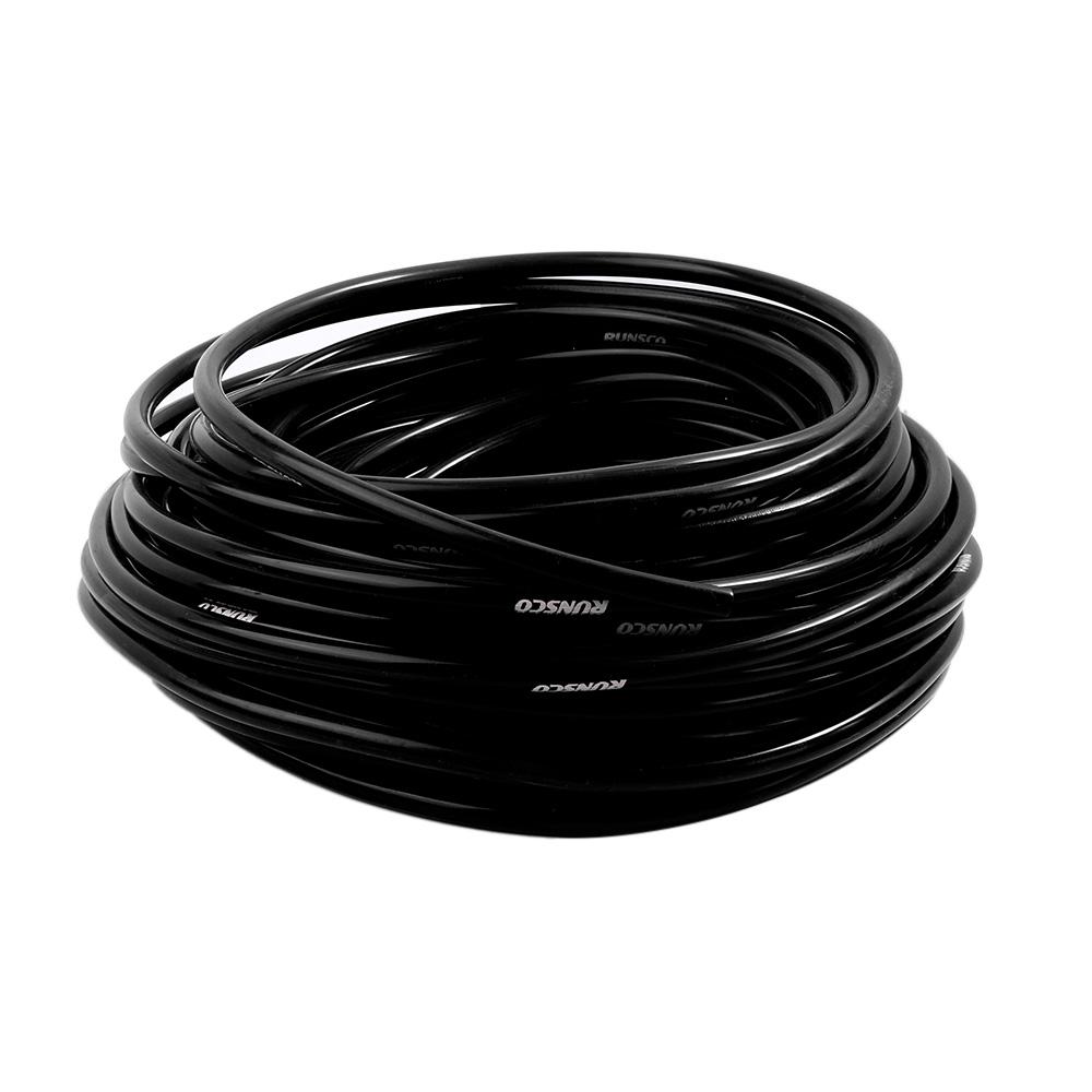 Inner Diameter 3mm 4mm 5mm 6mm 8mm Silicone Vacuum Tube Hose Universal Runsco Auto Parts Pipe Black Fuel System Fittings7