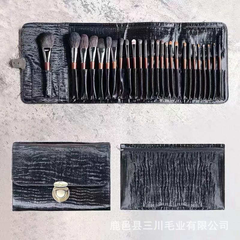 22PCS Professional Makeup Brush Set Natural Wool Brushes Eyeshadow Nose Contour Face Blending