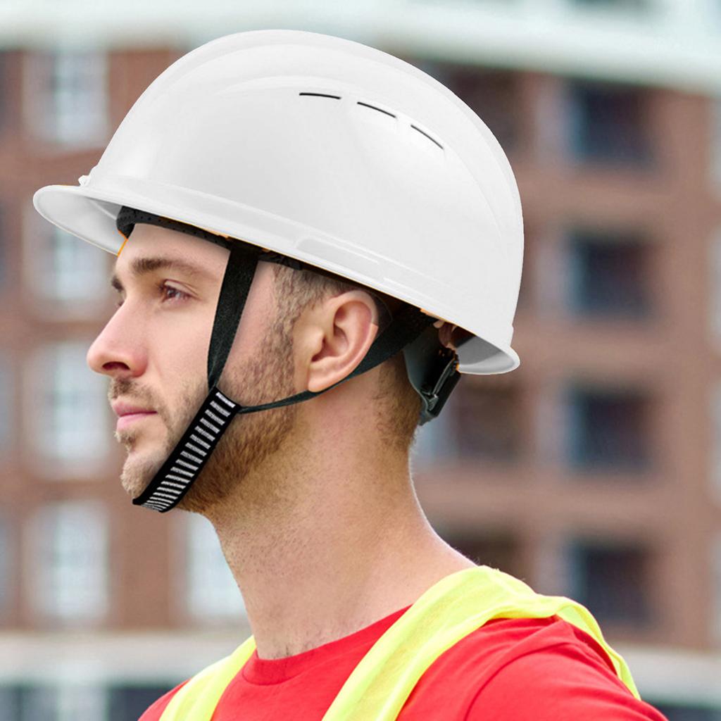 Каска с двойным вентилятором и легким дышащим, ударопрочным охлаждающим защитным шлемом для строительства