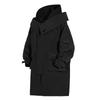 Jiye Heavy Industry New Fake Two Piece Workwear Spliced Windbreaker Men's Loose Casual Mid Length Coat