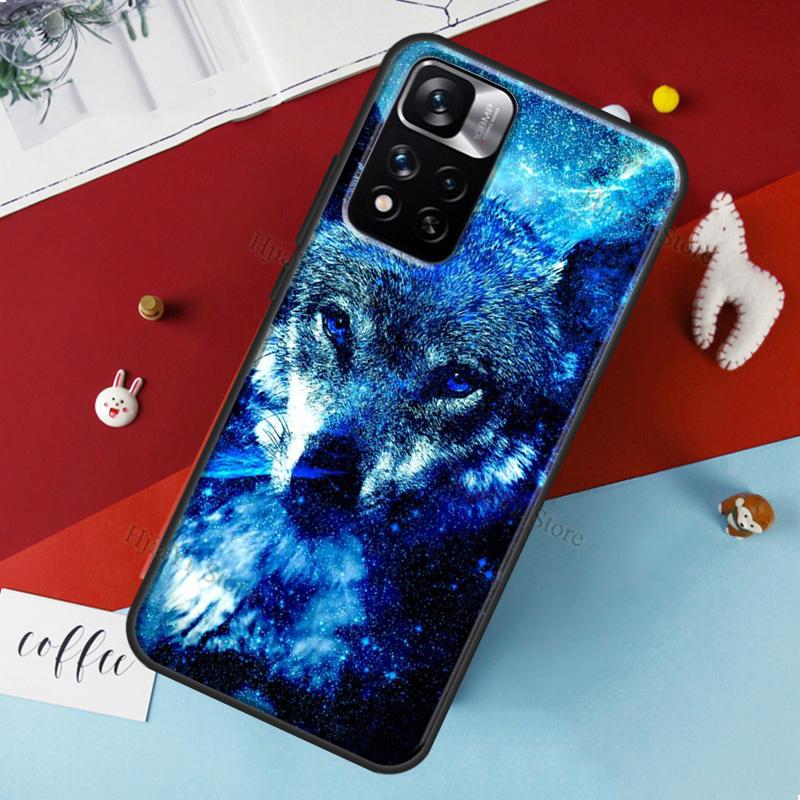 Animal Wolf Galaxy Case For Xiaomi Redmi Note 11 Pro Cover For Redmi Note 10 Pro 8 9 10S 9S 9A 9C 9T Cases