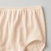 Gunze Calm Beige Kaiteki Made In Antibacterial and Size LL Women's 3-Pack Panties, Kobo, 100% Cotton, Japan, Deodorizing, KQ5070,