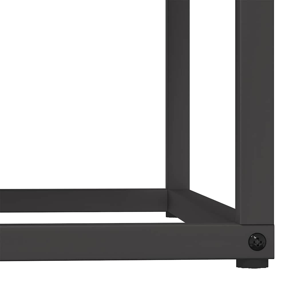 Firewood Rack Black 69.5 x 35 x 81 cm Cold Rolled Steel