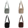 Small Female Corduroy Shoulder Bag With Interior Phone Pocket For Casual Outings
