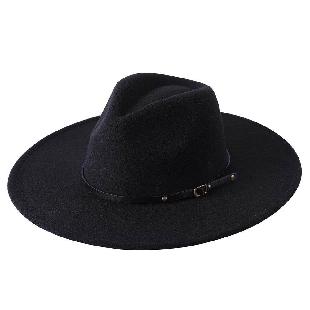 Шерстяные теплые шляпы Fedora с широкими полями, женские однотонные топы, джазовая фетровая шляпа для мужчин, панама Gamble, желтые шляпы