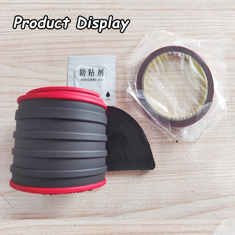 90x8 см багажник автомобиля, накладка для предотвращения столкновений, универсальная резиновая полоса для защиты от царапин, автомобильный аксессуар, водонепроницаемый