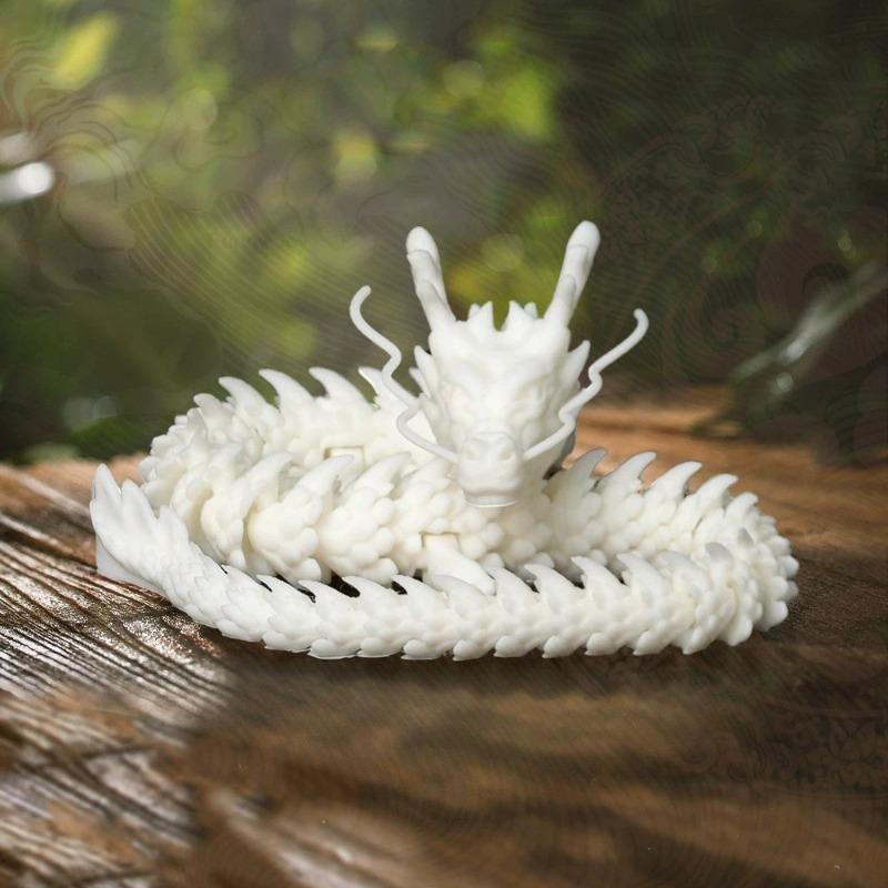 30см 90см 3D-печатные соединенные драконы Украшения Суставы могут двигаться Креативные Драконы Растения Скала Аквариум Ландшафтный Декор