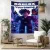 Roblox Custom Your Name Wall Decor Tapestry Art For Pet Memorial Birthdaywedding Party Backdrop Family Gift