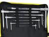 Set of T-type hexagon socket wrenches in a case, 14 pieces, Waryński