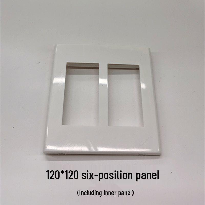 120x120 PVC Junction Box | Large Embedded Electrical Switch Box