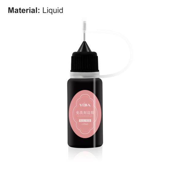 10ml Nail Gel Glue Not Flowing Easy To Apply Liquid Reinforce Nail Rhinestone Glue for Women