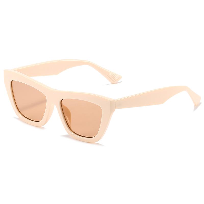 New cat eye sunglasses European and American personalized street show glasses fashionable simple sunshade sunglasses