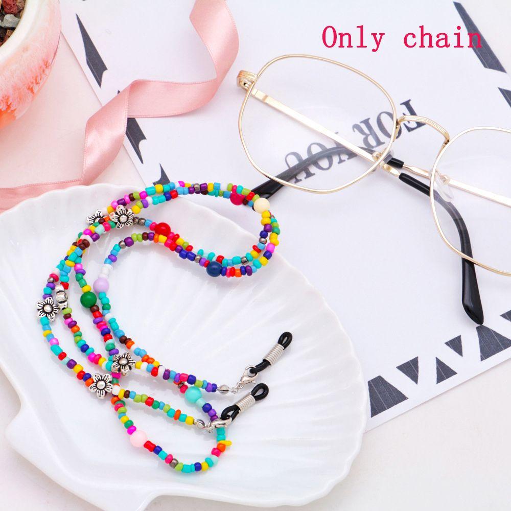 Women Spectacle Cord Glasses Hold Eyewear Sunglasses Straps Beaded Glasses Chain Eyeglass Lanyard