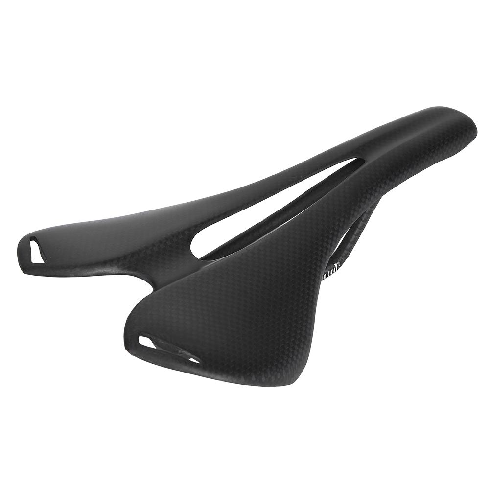 Full Carbon Fiber Matte Ultralight Outdoor Road Mountain Bike Bicycle Hollow Cycling Saddle Cushion