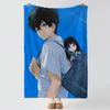 Anime HHyouka Throw Soft Warm Flannel Blanket Multiuse Throw for Bed Sofa Office Air Conditioning Nap Blanket